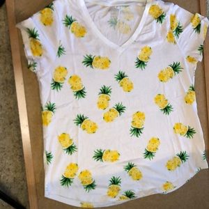 White pineapple Old Navy shirt